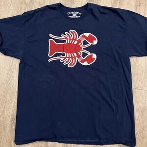Chowdaheadz Navy Lobster T-Shirt Red Sox Claws XXL